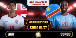 Soi Kèo Anh Vs Congo 23h00 01/07 - World Cup 2026