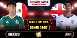 Soi Kèo Mexico Vs Anh 07h00 06/07 - World Cup 2026
