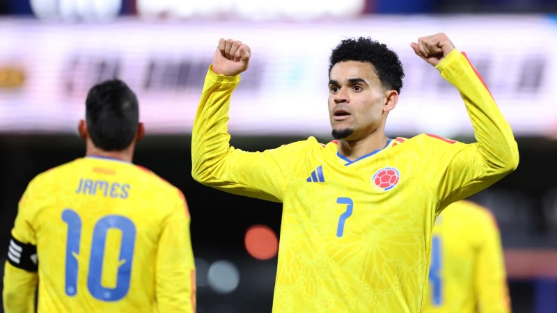 Soi Kèo Thụy Sĩ Vs Colombia 03h00 08/07 - World Cup 2026 3 Diaz là ngôi sao nổi bật nhất của Colombia